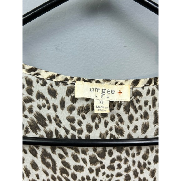 Umgee USA XL Kimono Duster Topper Cardigan Leopard Floral Boho Chic - Picture 4 of 7